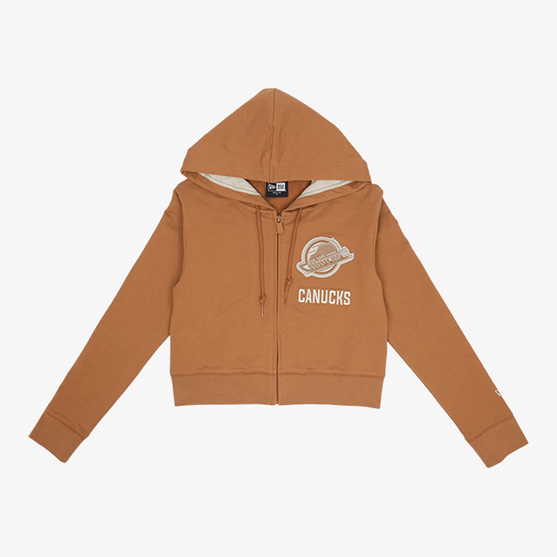 Vancouver Canucks New Era Ladies Bronze Skate Zip Up Jacket