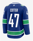 Vancouver Canucks Fanatics Authentic Pro Name & Number Home Jersey