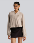 Vancouver Canucks x lululemon Women's Clara Cropped Cream Orca Jacket