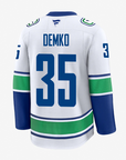 Vancouver Canucks Fanatics Premium Name & Number Away Jersey