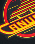 Vancouver Canucks Fanatics Premium Name & Number Black Skate Jersey