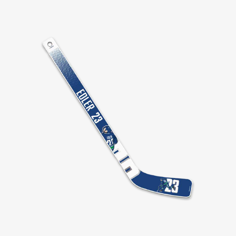 Vancouver Canucks Alex Edler Retirement Mini Stick