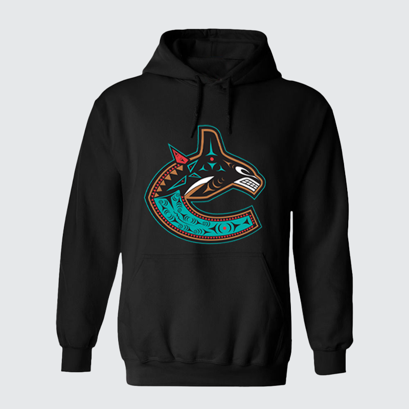 Vancouver Canucks First Nations 2023/2024 Black Hoodie
