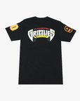 Vancouver Canucks X Grizzlies Black Vintage Skate T-Shirt
