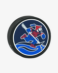 Vancouver Canucks First Nations Night 2026 Johnny Canuck Logo Puck