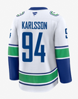 Vancouver Canucks Fanatics Premium Name & Number Away Jersey