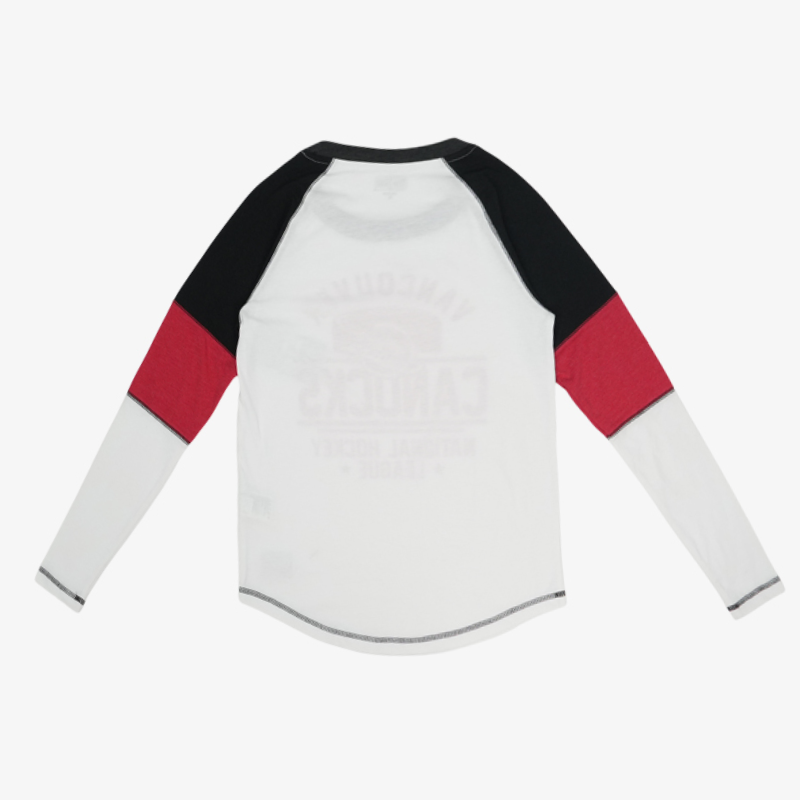 Vancouver Canucks New Era Womens Arc Skate Long Sleeve