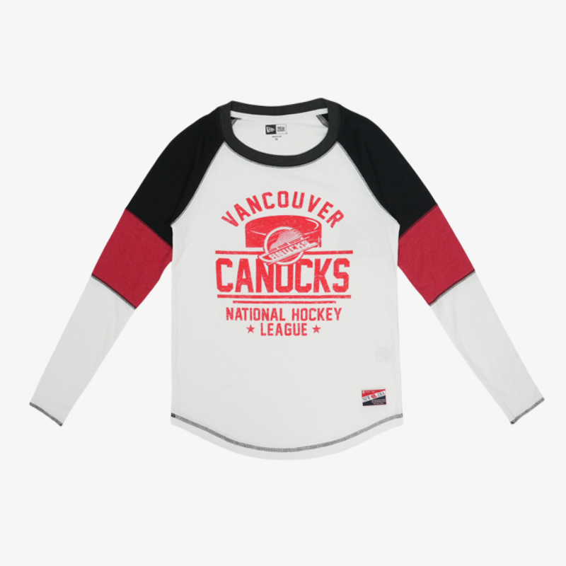 Vancouver Canucks New Era Womens Arc Skate Long Sleeve