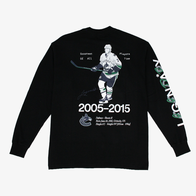 Vancouver Canucks Legends Bieksa In House Long Sleeve – Vanbase