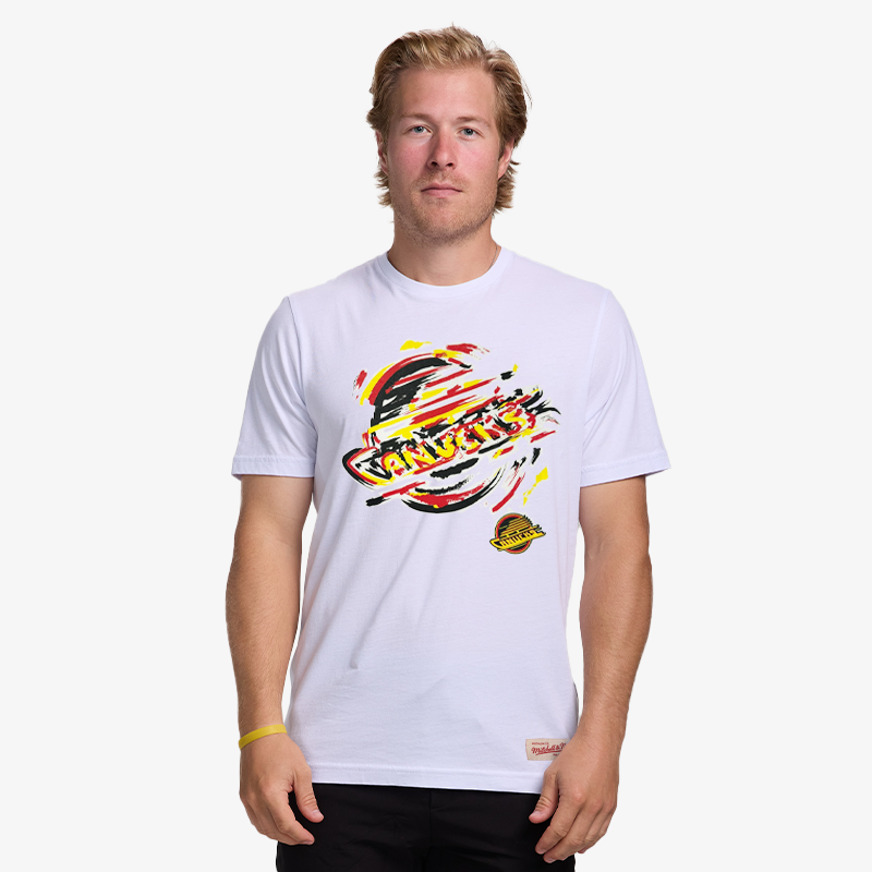 Vancouver Canucks M&N Scribble Skate T-Shirt