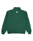 Vancouver Canucks x Malbon Collegiate Green Orca 1/4 Zip Sweatshirt