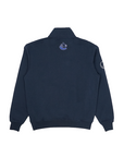 Vancouver Canucks x Malbon Collegiate Navy Orca 1/4 Zip Sweatshirt