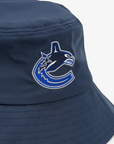 Vancouver Canucks X Malbon Navy Orca Bucket Hat