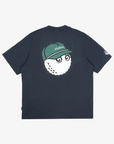 Vancouver Canucks x Malbon Bermuda Baldwin Navy Orca T-Shirt