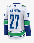 Vancouver Canucks Fanatics Premium Name & Number Away Jersey