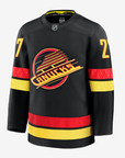 2026 NHL Draft: Vancouver Canucks Fanatics Premium Black Skate Jersey