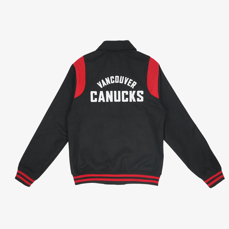 Vancouver Canucks New Era Sport Nite Skate Snap Jacket