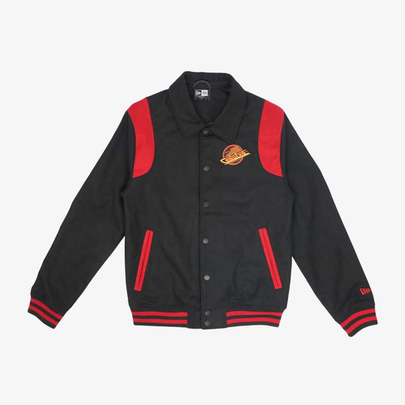 Vancouver Canucks New Era Sport Nite Skate Snap Jacket