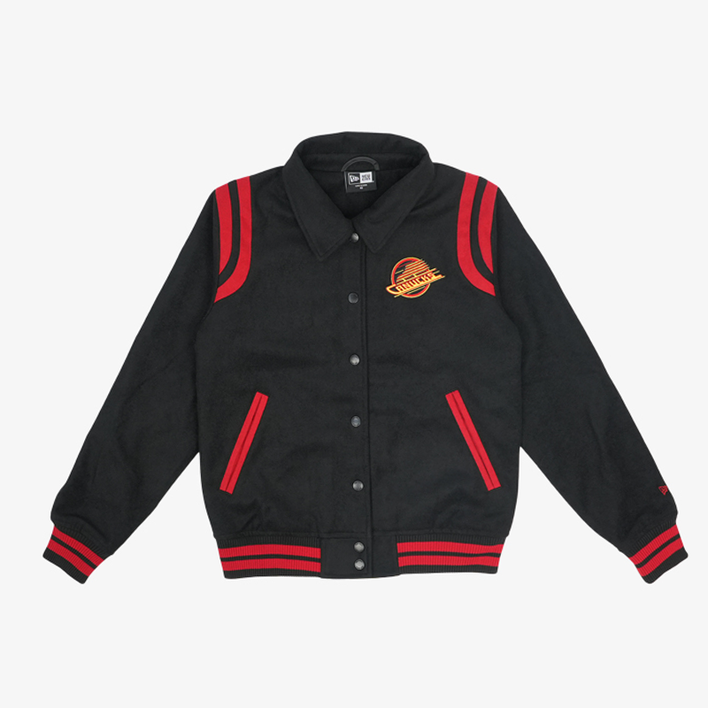 Vancouver Canucks New Era Women's Arc Snap Skate Jacket