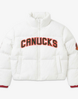 Vancouver Canucks Signature Collection Women Cropped Puffer