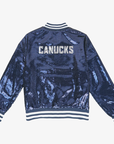 Vancouver Canucks Navy Sequin Millionaires Jacket