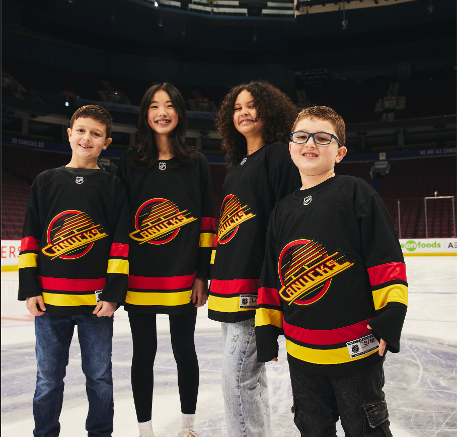 Vancouver Canucks Custom Kids Youth Skate Jersey