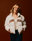 Vancouver Canucks Signature Collection Women Cropped Puffer