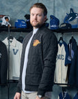 Vancouver Canucks Black Letter Puff Skate Jacket
