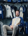 Vancouver Canucks Wild Collective Satin Bomber Jacket