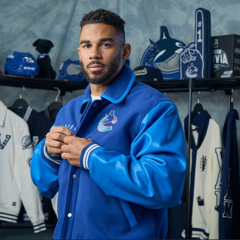 Vancouver Canucks x In House Orca Varsity Jacket – Vanbase