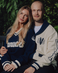 Vancouver Canucks Signature Collection Cream Millionaire Cardigan