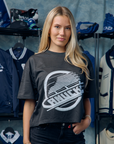 Vancouver Canucks Signature Collection Mesh Cropped Tee