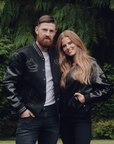 Vancouver Canucks Signature Collection Women's Leather Sequin Bomber