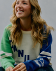 Vancouver Canucks Signature Collection Women's Two Tone Knit Orca Sweater