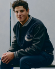 Vancouver Canucks Signature Collection Unisex Heritage Varsity Bomber