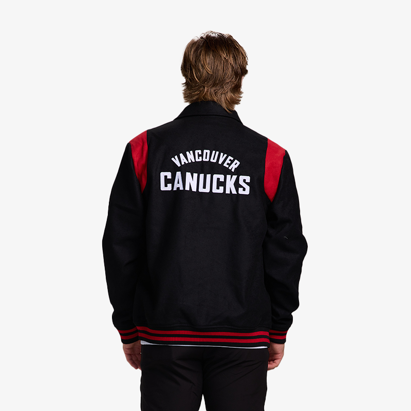 Vancouver Canucks New Era Sport Nite Skate Snap Jacket