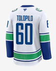 Vancouver Canucks Fanatics Premium Name & Number Away Jersey