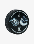 Vancouver Canucks 25/26 Official Warm-Up Puck (vs Utah Mammoth)