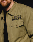 Vancouver Canucks Thunderwear Army Skate Jacket
