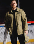 Vancouver Canucks Thunderwear Army Skate Jacket