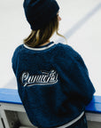 Vancouver Canucks Wild Collective Women's Reversible Sherpa Bomber