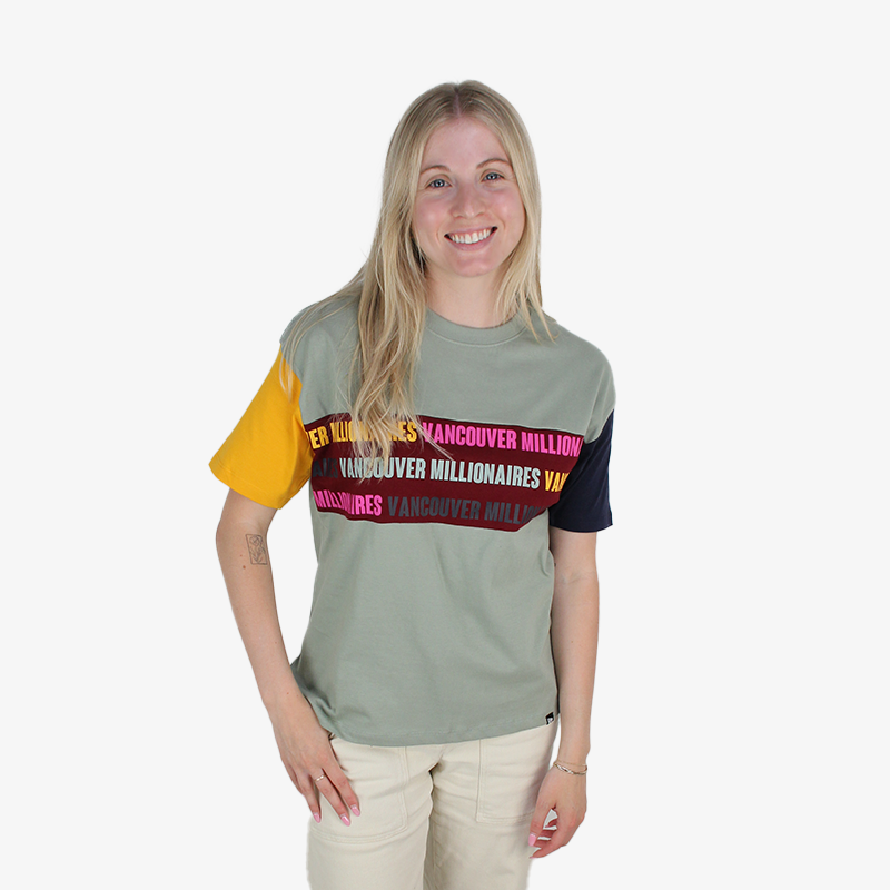 Vancouver Canucks Ladies Millionaires Green T-shirt