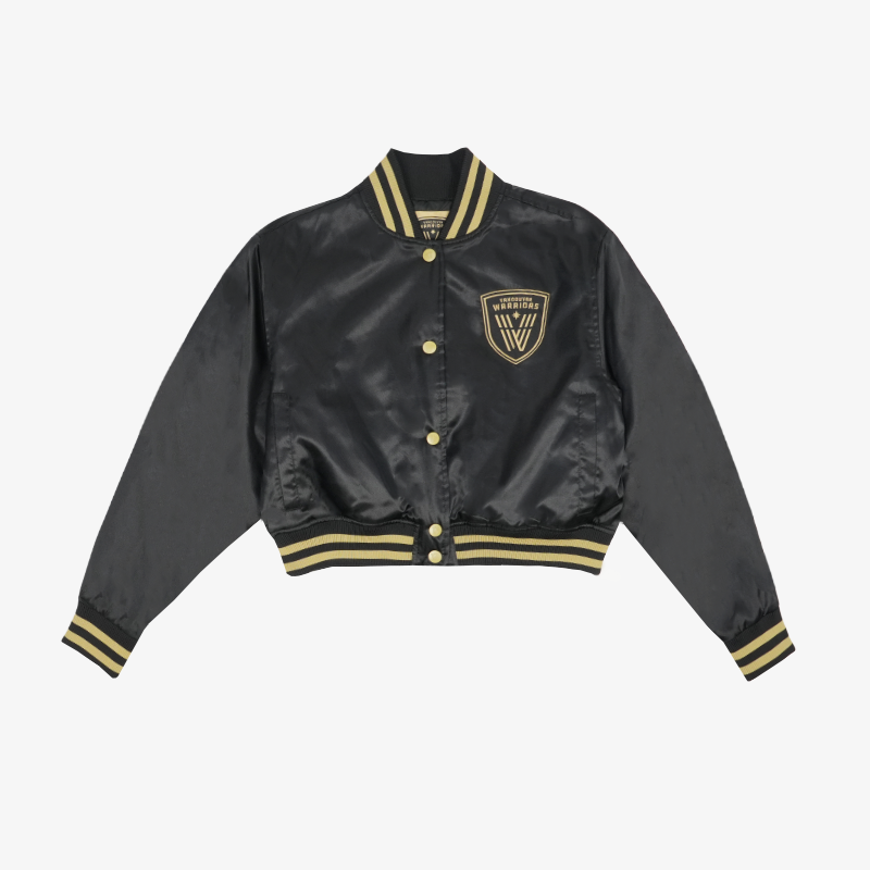 Vancouver Warriors Women's Crop Bomber Jacket
