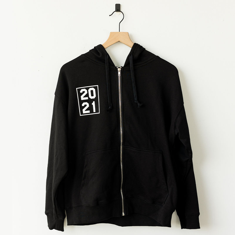 Ladies black zip up clearance hoodie