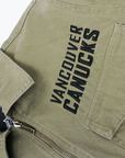 Vancouver Canucks Thunderwear Army Skate Jacket