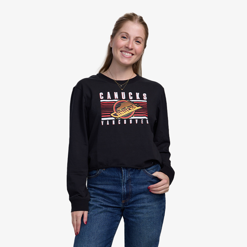 Vancouver Canucks New Era Women's Edge Skate Long Sleeve