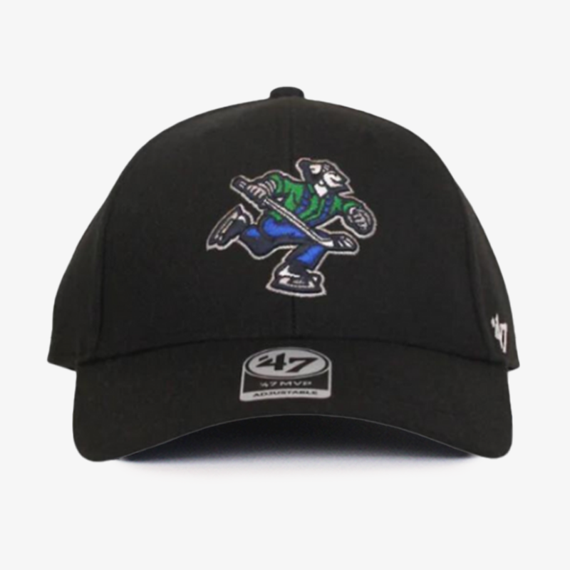 Abbotsford Canucks 47 Brand MVP Johnny Black Cap Vanbase