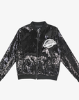 Vancouver Canucks Black Sequin Skate Jacket