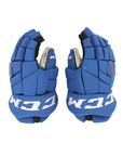 Used CCM Ultra Tacks Boeser Blue Gloves - 14"