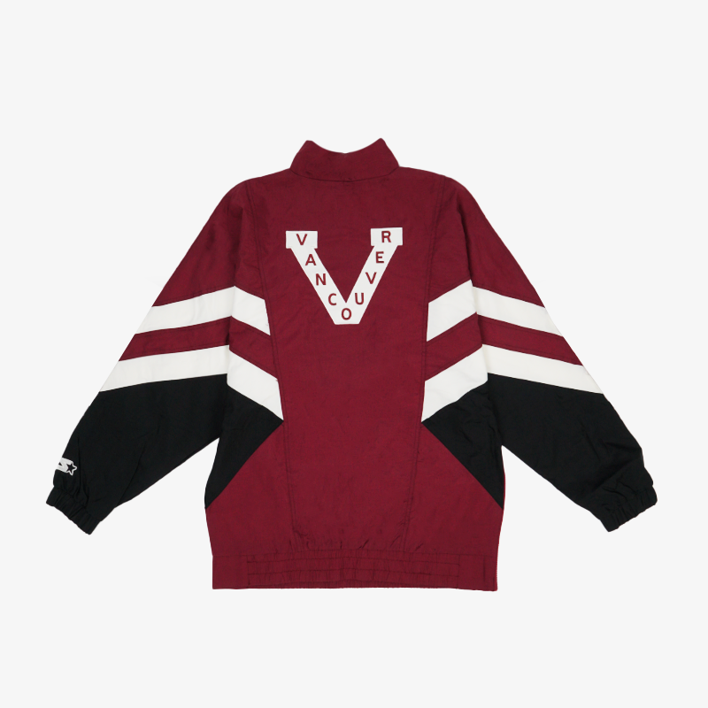 Vancouver Canucks Starter Women's 1/2 Zip Millionaires Jacket